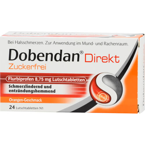 DOBENDAN Direkt zuckerfrei Flurbiprofen 8,75mg Lut DOBENDAN Direkt zuckerfrei Flurbiprofen 8,75mg Lut