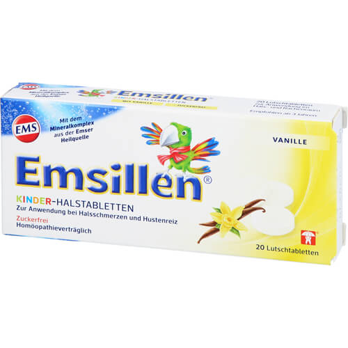 EMSILLEN Kinder Halstabletten Vanille EMSILLEN Kinder Halstabletten Vanille