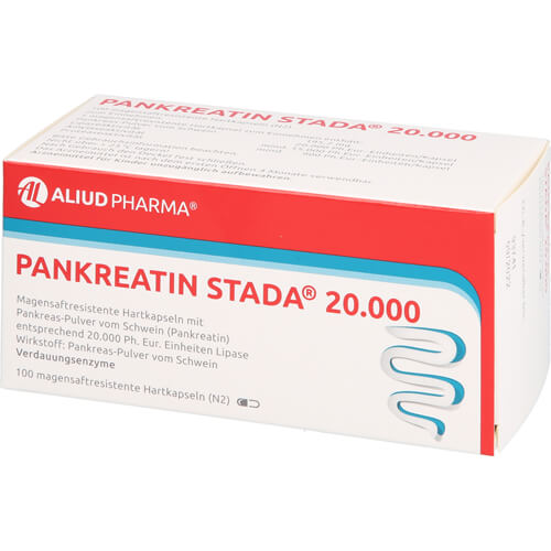 Pankreatin Stada 20.000 bei exokriner Pankreainsuffizienz Pankreatin Stada 20.000 bei exokriner Pankreainsuffizienz