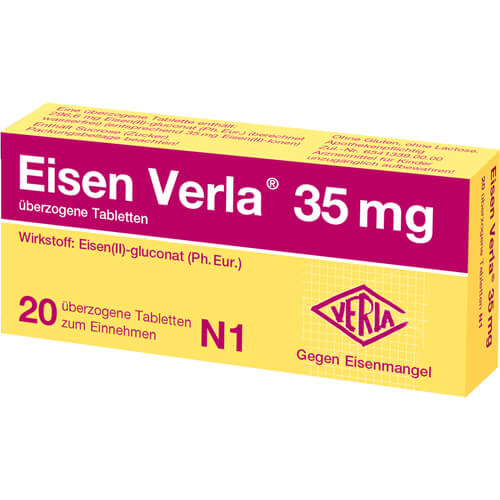 EISEN VERLA 35 mg überzogene Tabletten EISEN VERLA 35 mg überzogene Tabletten