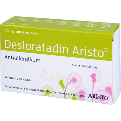 DESLORATADIN Aristo 5 mg Filmtabletten DESLORATADIN Aristo 5 mg Filmtabletten