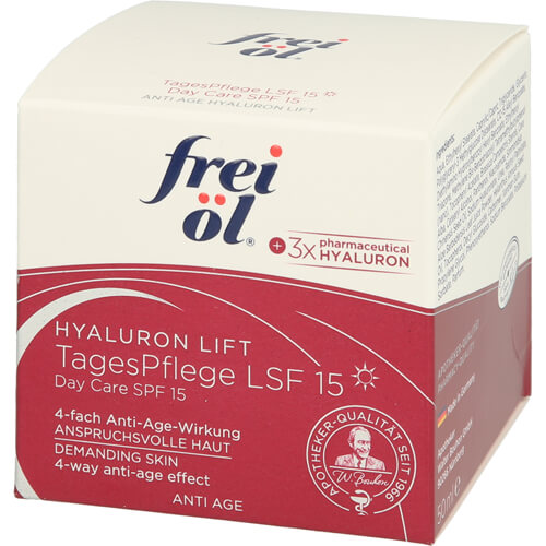 FREI ÖL Anti-Age Hyaluron Lift TagesPflege LSF 15 FREI ÖL Anti-Age Hyaluron Lift TagesPflege LSF 15