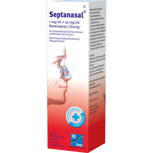 SEPTANASAL 1 mg/ml + 50 mg/ml Nasenspray SEPTANASAL 1 mg/ml + 50 mg/ml Nasenspray