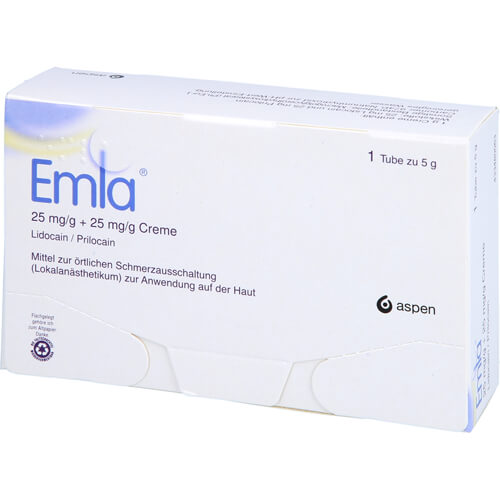 EMLA 25 mg/g + 25 mg/g Creme + 2 Tegaderm Pfl. EMLA 25 mg/g + 25 mg/g Creme + 2 Tegaderm Pfl.