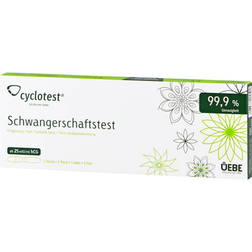 CYCLOTEST Schwangerschaftstest 25 mlU/ml Urin CYCLOTEST Schwangerschaftstest 25 mlU/ml Urin