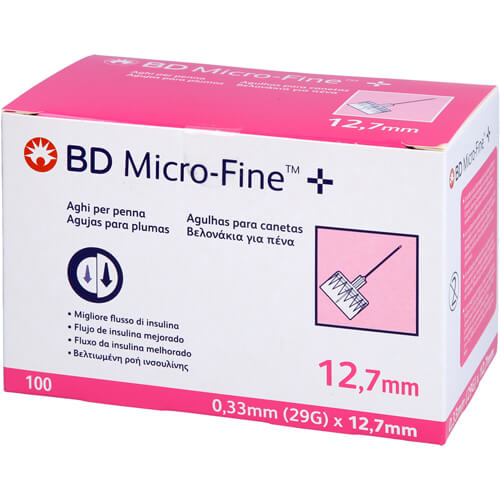 BD MICRO-FINE+ Pen-Nadeln 0,33x12,7 mm 29 G BD MICRO-FINE+ Pen-Nadeln 0,33x12,7 mm 29 G