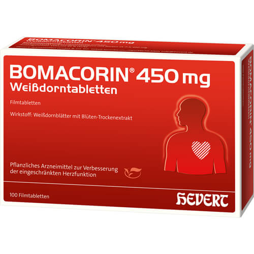 BOMACORIN 450 mg Weißdorntabletten BOMACORIN 450 mg Weißdorntabletten