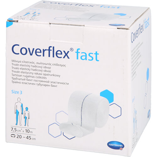 COVERFLEX fast Schlauchverb.Gr.3 7,5 cmx10 m weiß COVERFLEX fast Schlauchverb.Gr.3 7,5 cmx10 m weiß