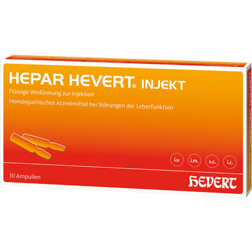 HEPAR HEVERT injekt Ampullen HEPAR HEVERT injekt Ampullen