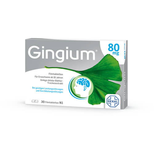 GINGIUM 80 mg Filmtabletten GINGIUM 80 mg Filmtabletten