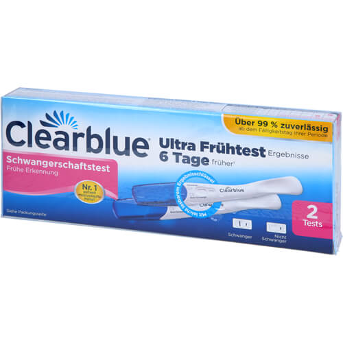 CLEARBLUE Schwangerschaftstest frühe Erkennung CLEARBLUE Schwangerschaftstest frühe Erkennung