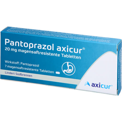 PANTOPRAZOL axicur 20 mg magensaftres.Tabletten PANTOPRAZOL axicur 20 mg magensaftres.Tabletten