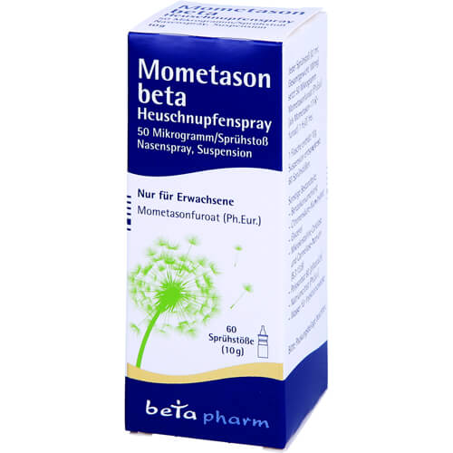 MOMETASON beta Heuschnupfenspray 50μg/Sp.60 Sp.St MOMETASON beta Heuschnupfenspray 50μg/Sp.60 Sp.St