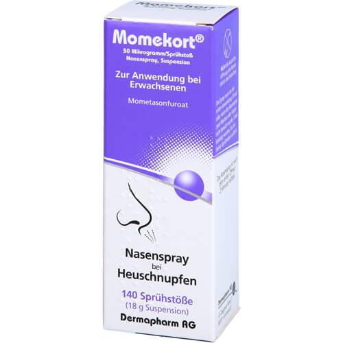 MOMEKORT 50 μg/Sprühst.Nasenspr.Susp.140 Erwachs. MOMEKORT 50 μg/Sprühst.Nasenspr.Susp.140 Erwachs.