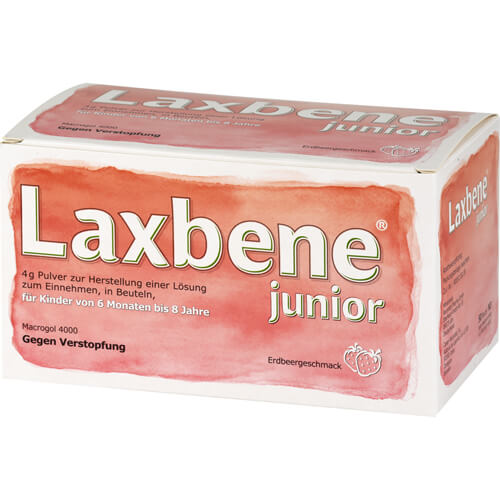 LAXBENE junior 4 g Plv.z.H.e.Lsg.z.Einn.Kdr.6M-8J LAXBENE junior 4 g Plv.z.H.e.Lsg.z.Einn.Kdr.6M-8J