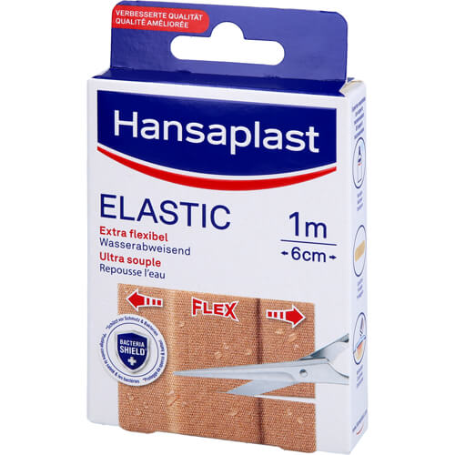 HANSAPLAST Elastic Pflaster 6 cmx1 m HANSAPLAST Elastic Pflaster 6 cmx1 m