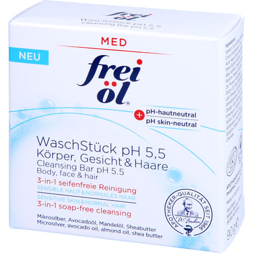 FREI ÖL WaschStück pH 5,5 Körper Gesicht Haare FREI ÖL WaschStück pH 5,5 Körper Gesicht Haare