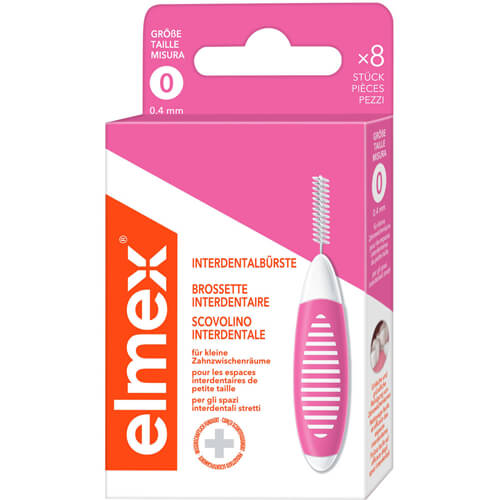 ELMEX Interdentalbürsten ISO Gr.0 0,4 mm rosa ELMEX Interdentalbürsten ISO Gr.0 0,4 mm rosa