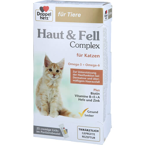 DOPPELHERZ für Tiere Haut&Fell Compl.Port.B.f.Kat. DOPPELHERZ für Tiere Haut&Fell Compl.Port.B.f.Kat.