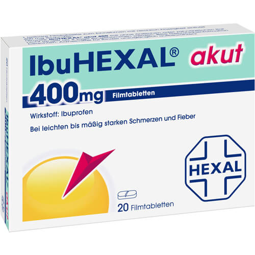 IBUHEXAL akut 400 Filmtabletten IBUHEXAL akut 400 Filmtabletten