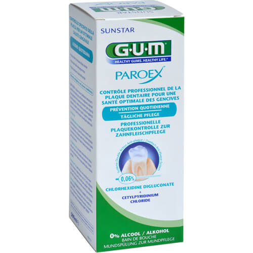 GUM PAROEX 0,06% CHX Mundspülung GUM PAROEX 0,06% CHX Mundspülung