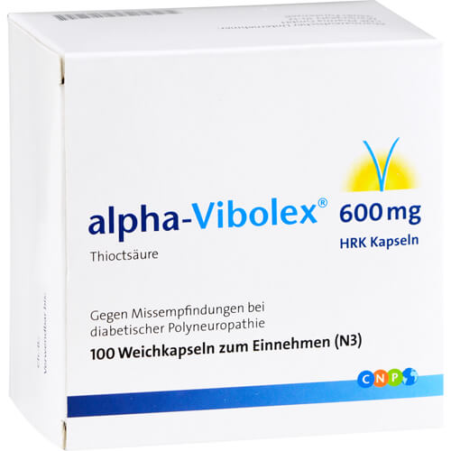 ALPHA VIBOLEX 600 mg HRK Weichkapseln ALPHA VIBOLEX 600 mg HRK Weichkapseln