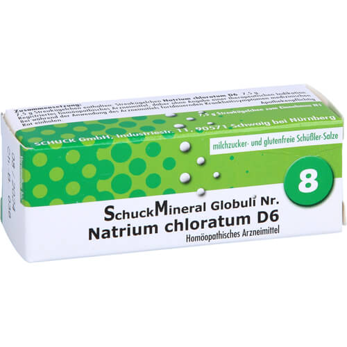 SCHUCKMINERAL Globuli 8 Natrium chloratum D6 SCHUCKMINERAL Globuli 8 Natrium chloratum D6