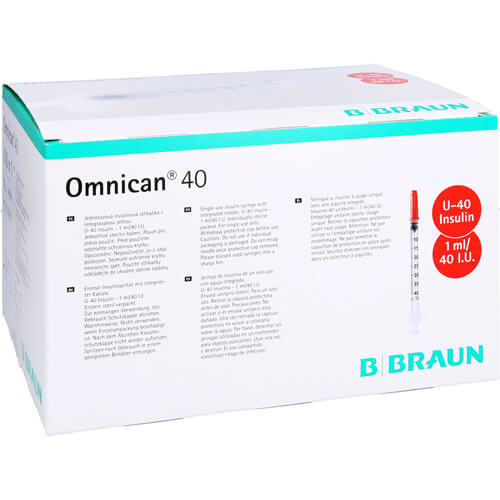 OMNICAN Insulinspr.1 ml U40 m.Kan.0,30x12 mm einz. OMNICAN Insulinspr.1 ml U40 m.Kan.0,30x12 mm einz.