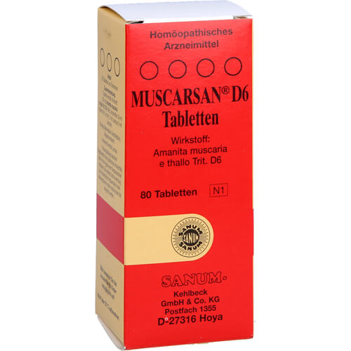 MUSCARSAN D 6 Tabletten MUSCARSAN D 6 Tabletten