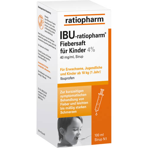 IBU-RATIOPHARM Fiebersaft für Kinder 40 mg/ml IBU-RATIOPHARM Fiebersaft für Kinder 40 mg/ml