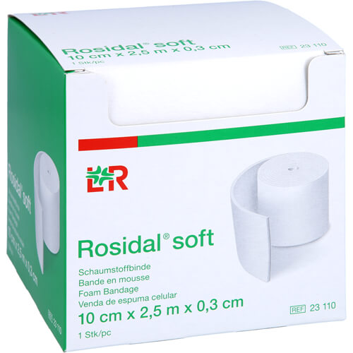 ROSIDAL Soft Binde 10x0,3 cmx2,5 m ROSIDAL Soft Binde 10x0,3 cmx2,5 m