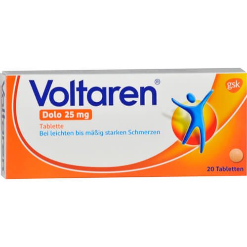 VOLTAREN Dolo 25 mg überzogene Tabletten VOLTAREN Dolo 25 mg überzogene Tabletten