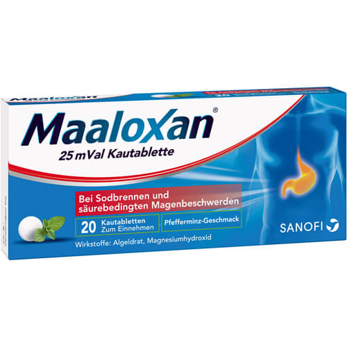 MAALOXAN 25 mVal Kautabletten MAALOXAN 25 mVal Kautabletten
