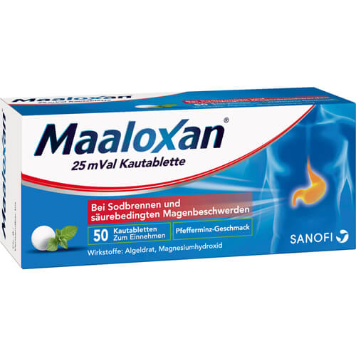 MAALOXAN 25 mVal Kautabletten MAALOXAN 25 mVal Kautabletten