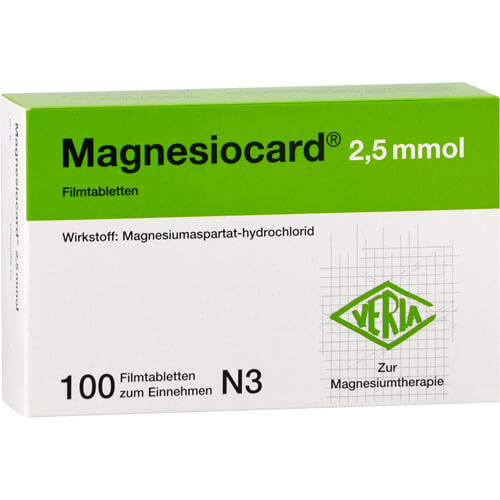 MAGNESIOCARD 2,5 mmol Filmtabletten MAGNESIOCARD 2,5 mmol Filmtabletten