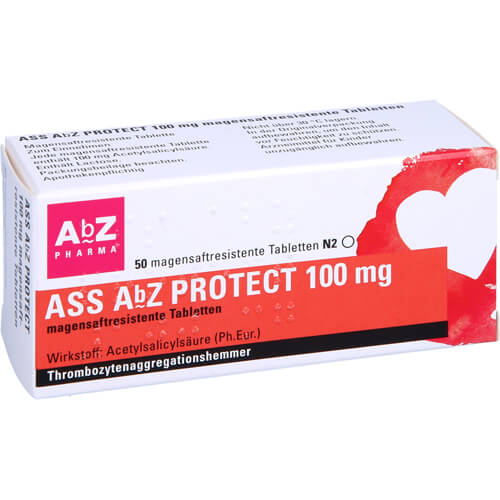 ASS AbZ PROTECT 100 mg magensaftresist.Tabl. ASS AbZ PROTECT 100 mg magensaftresist.Tabl.