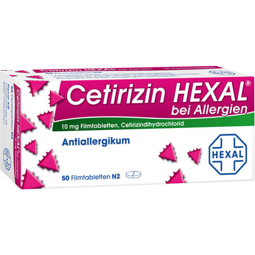 CETIRIZIN HEXAL Filmtabletten bei Allergien CETIRIZIN HEXAL Filmtabletten bei Allergien