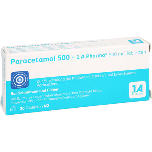PARACETAMOL 500-1A Pharma Tabletten PARACETAMOL 500-1A Pharma Tabletten