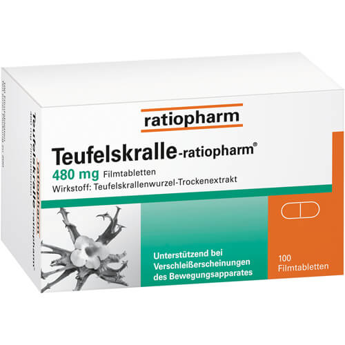 TEUFELSKRALLE-RATIOPHARM Filmtabletten TEUFELSKRALLE-RATIOPHARM Filmtabletten