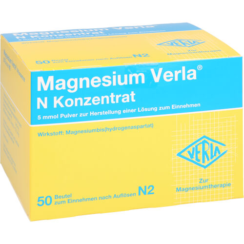 MAGNESIUM VERLA N Konzentrat Plv.z.H.e.L.z.Einn. MAGNESIUM VERLA N Konzentrat Plv.z.H.e.L.z.Einn.