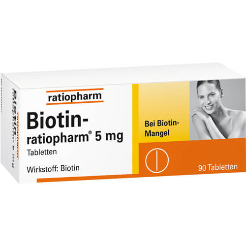 BIOTIN-RATIOPHARM 5 mg Tabletten BIOTIN-RATIOPHARM 5 mg Tabletten