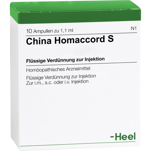 CHINA HOMACCORD S Ampullen CHINA HOMACCORD S Ampullen