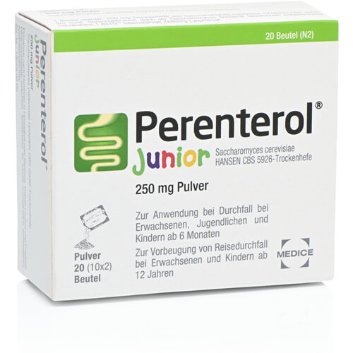 PERENTEROL Junior 250 mg Pulver Btl. PERENTEROL Junior 250 mg Pulver Btl.