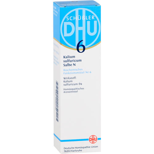 BIOCHEMIE DHU 6 Kalium sulfuricum N D 4 Salbe BIOCHEMIE DHU 6 Kalium sulfuricum N D 4 Salbe