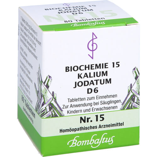 BIOCHEMIE 15 Kalium jodatum D 6 Tabletten BIOCHEMIE 15 Kalium jodatum D 6 Tabletten
