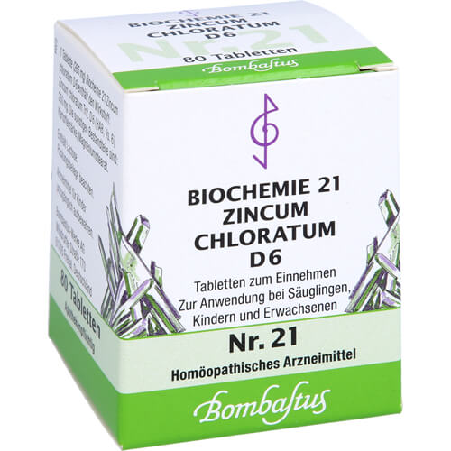 BIOCHEMIE 21 Zincum chloratum D 6 Tabletten BIOCHEMIE 21 Zincum chloratum D 6 Tabletten