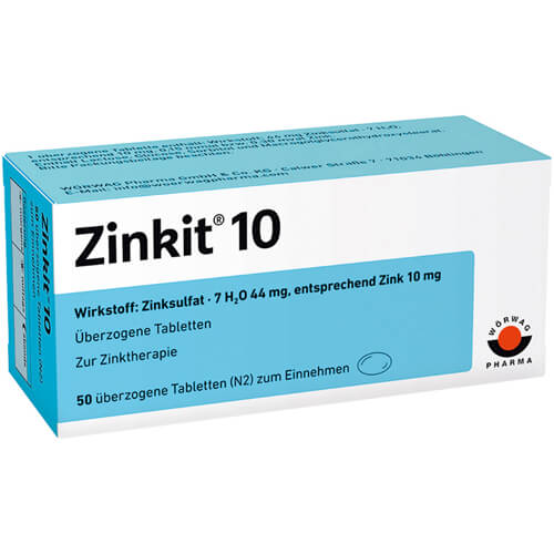 ZINKIT 10 überzogene Tabletten ZINKIT 10 überzogene Tabletten