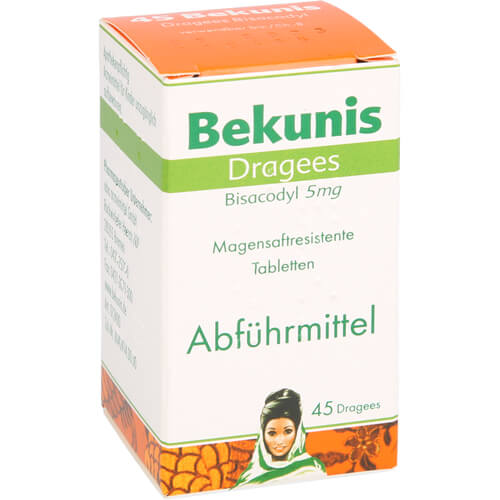 BEKUNIS Dragees Bisacodyl 5 mg magensaftres.Tabl. BEKUNIS Dragees Bisacodyl 5 mg magensaftres.Tabl.