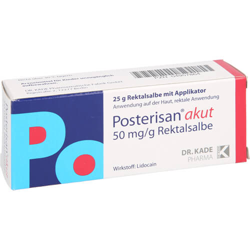 POSTERISAN akut 50 mg/g Rektalsalbe POSTERISAN akut 50 mg/g Rektalsalbe