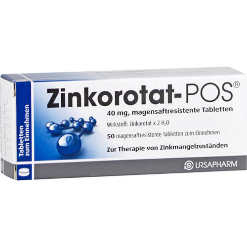 ZINKOROTAT POS magensaftresistente Tabletten ZINKOROTAT POS magensaftresistente Tabletten
